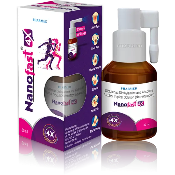 Nanofast 4X Pain Relief Spray